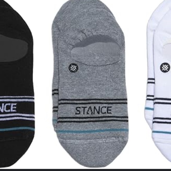 STANCE MEN’S NO SHOW THREE PAIR LIGHT CUSHION COTTON BLEND SIZE LARGE NWT - Picture 1 of 2